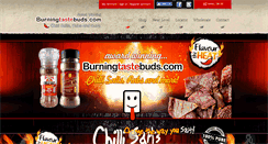 Desktop Screenshot of burningtastebuds.com